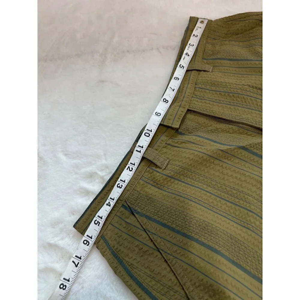 Patagonia Size Men's 30 Organic Cotton Shorts GREEN Stripe